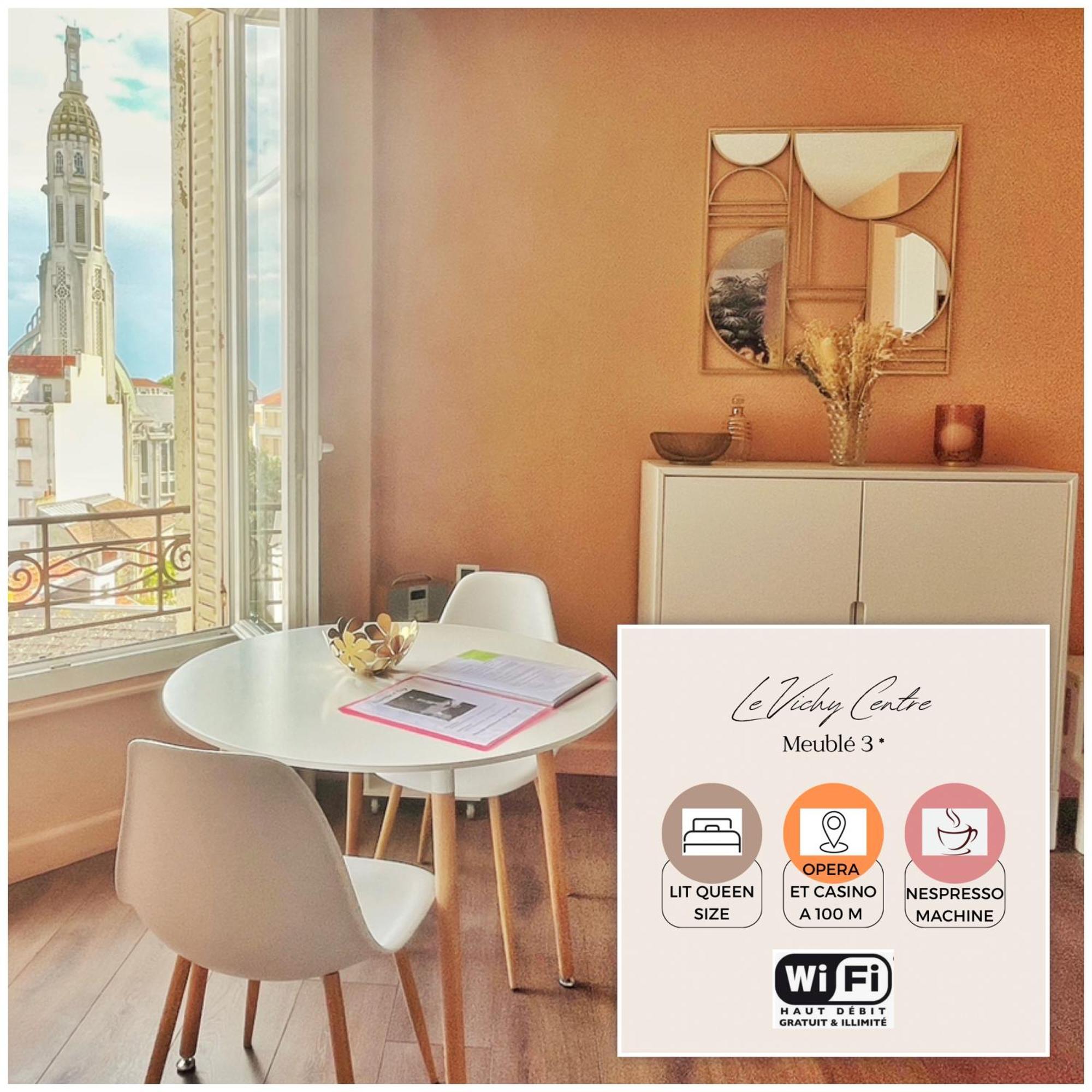 Le Vichy Centre, Spacieux Et Cosy T2 Avec Vue, Au Calme Ngoại thất bức ảnh